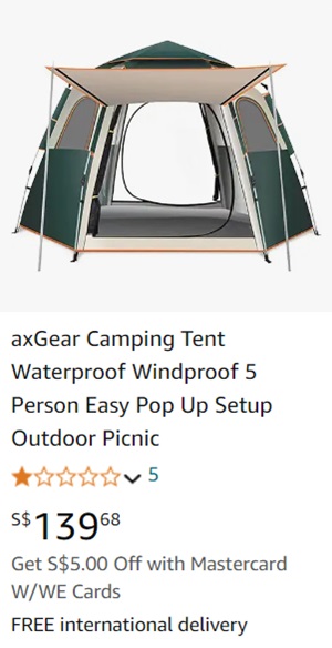 Outdoor Recreation Tent